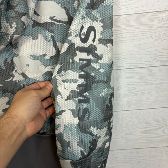 SIMMS CHALLENGER FULL ZIP HOODIE JACKET CAMOUFLAGE HEX FLO CAMO SIZE MEDIUM - Picture 5 of 6